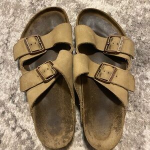 Birkenstock Brown Double-Strap Sandals